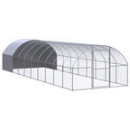 VidaXL Kippenren 3x10x2 m gegalvaniseerd staal