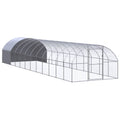 VidaXL Kippenren 3x12x2 m gegalvaniseerd staal
