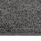 Vidaxl vloerkleed shaggy anti-slip 80x150 cm donkergrijs