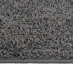 Vidaxl vloerkleed shaggy anti-slip 140x200 cm donkergrijs