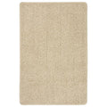 Vidaxl vloerkleed shaggy anti-slip 200x290 cm crèmekleurig
