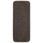 Vidaxl trapmatten 15 st anti-slip rechthoekig 60x25 cm bruin