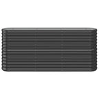 Vidaxl plantenbak 152x40x68 cm gegalvaniseerd staal antracietkleurig