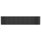 Vidaxl plantenbak 332x40x68 cm gegalvaniseerd staal antracietkleurig