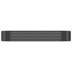 Vidaxl plantenbak 249x100x36 cm gegalvaniseerd staal antracietkleurig