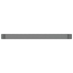 Vidaxl plantenbak 507x100x36 cm gegalvaniseerd staal grijs