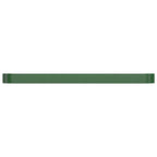 Vidaxl plantenbak 544x100x36 cm gegalvaniseerd staal groen