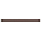 Vidaxl plantenbak 544x100x36 cm gegalvaniseerd staal bruin