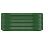 Vidaxl plantenbak 175x100x68 cm gegalvaniseerd staal groen