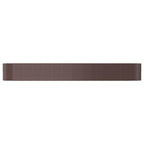 VidaXL Plantenbak 554x100x68 cm gepoedercoat staal bruin