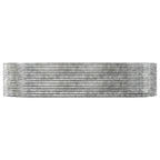 Vidaxl plantenbak 291x140x68 cm gegalvaniseerd staal zilverkleurig