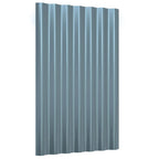 VidaXL Dakpanelen 36 st 60x36 cm gepoedercoat staal grijs