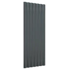 Vidaxl dakpanelen 12 st 100x36 cm gegalvaniseerd staal antracietkleurig