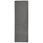 Vidaxl buitenkleed platgeweven 80x250 cm grijs
