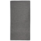 Vidaxl buitenkleed platgeweven 100x200 cm grijs