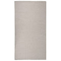 Vidaxl buitenkleed platgeweven 80x150 cm lichtgrijs