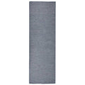 Vidaxl buitenkleed platgeweven 80x250 cm blauw