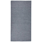 Vidaxl buitenkleed platgeweven 100x200 cm blauw