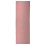 Vidaxl buitenkleed platgeweven 80x250 cm rood