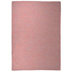 Vidaxl buitenkleed platgeweven 140x200 cm rood