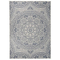 Vidaxl buitenkleed met patroon platgeweven 200x280 cm blauw