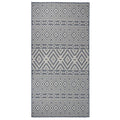 Vidaxl buitenkleed met patroon platgeweven 100x200 cm blauw