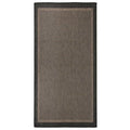 Vidaxl buitenkleed platgeweven 100x200 cm donkerbruin