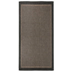 Vidaxl buitenkleed platgeweven 100x200 cm donkerbruin