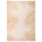 Vidaxl buitenkleed met bladpatroon platgeweven 140x200 cm