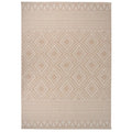 Vidaxl buitenkleed met patroon platgeweven 120x170 cm bruin
