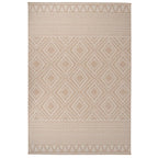 Vidaxl buitenkleed met patroon platgeweven 160x230 cm bruin