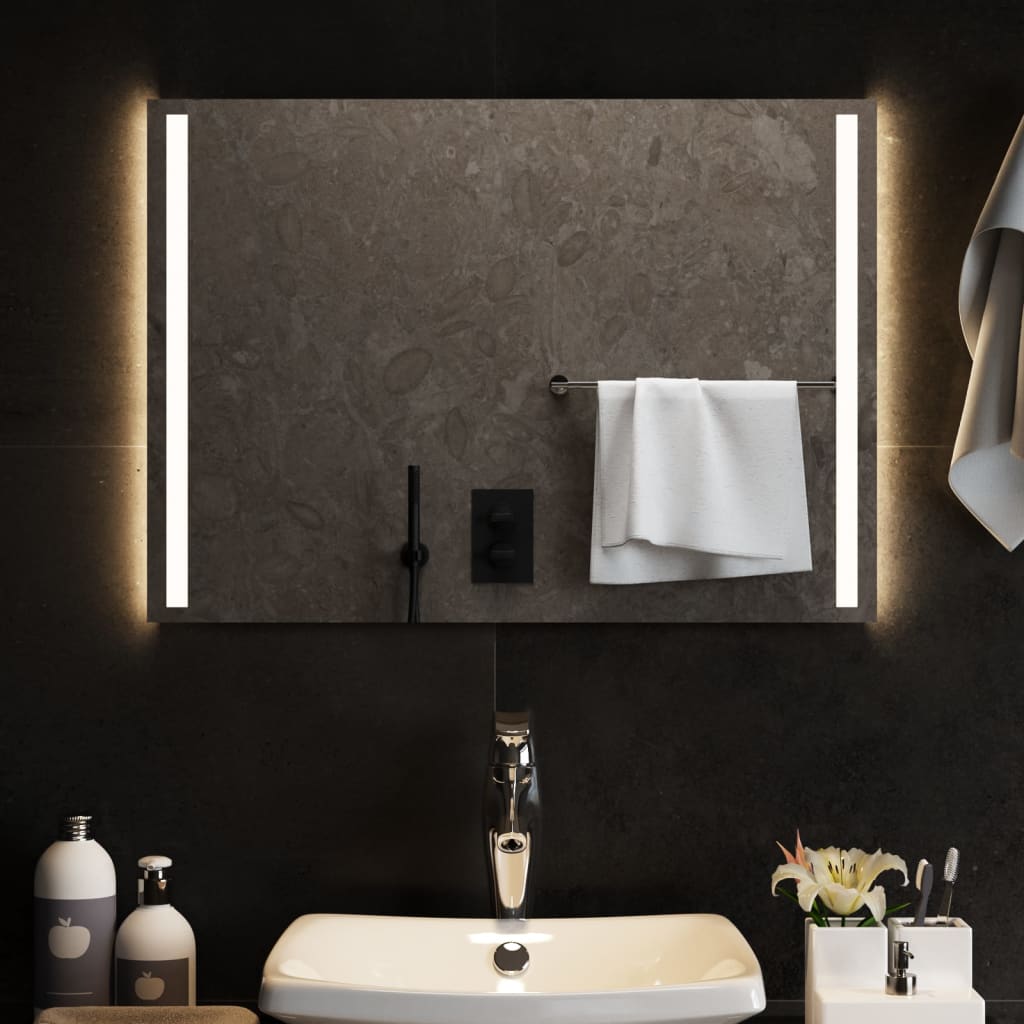 Vidaxl badkamerspiegel led 70x50 cm
