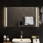 Vidaxl badkamerspiegel led 80x50 cm