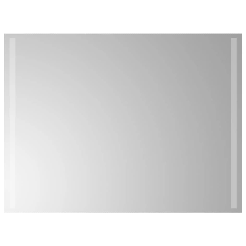Vidaxl badkamerspiegel led 80x60 cm