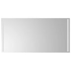 Vidaxl badkamerspiegel led 100x60 cm