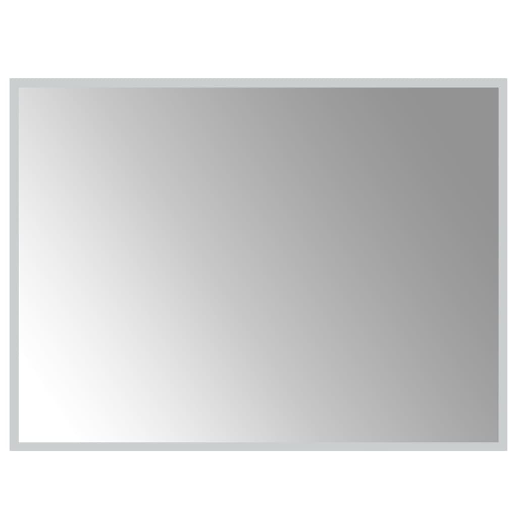 Vidaxl badkamerspiegel led 80x60 cm