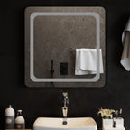 Vidaxl badkamerspiegel led 60x60 cm