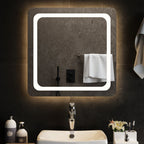 Vidaxl badkamerspiegel led 60x60 cm