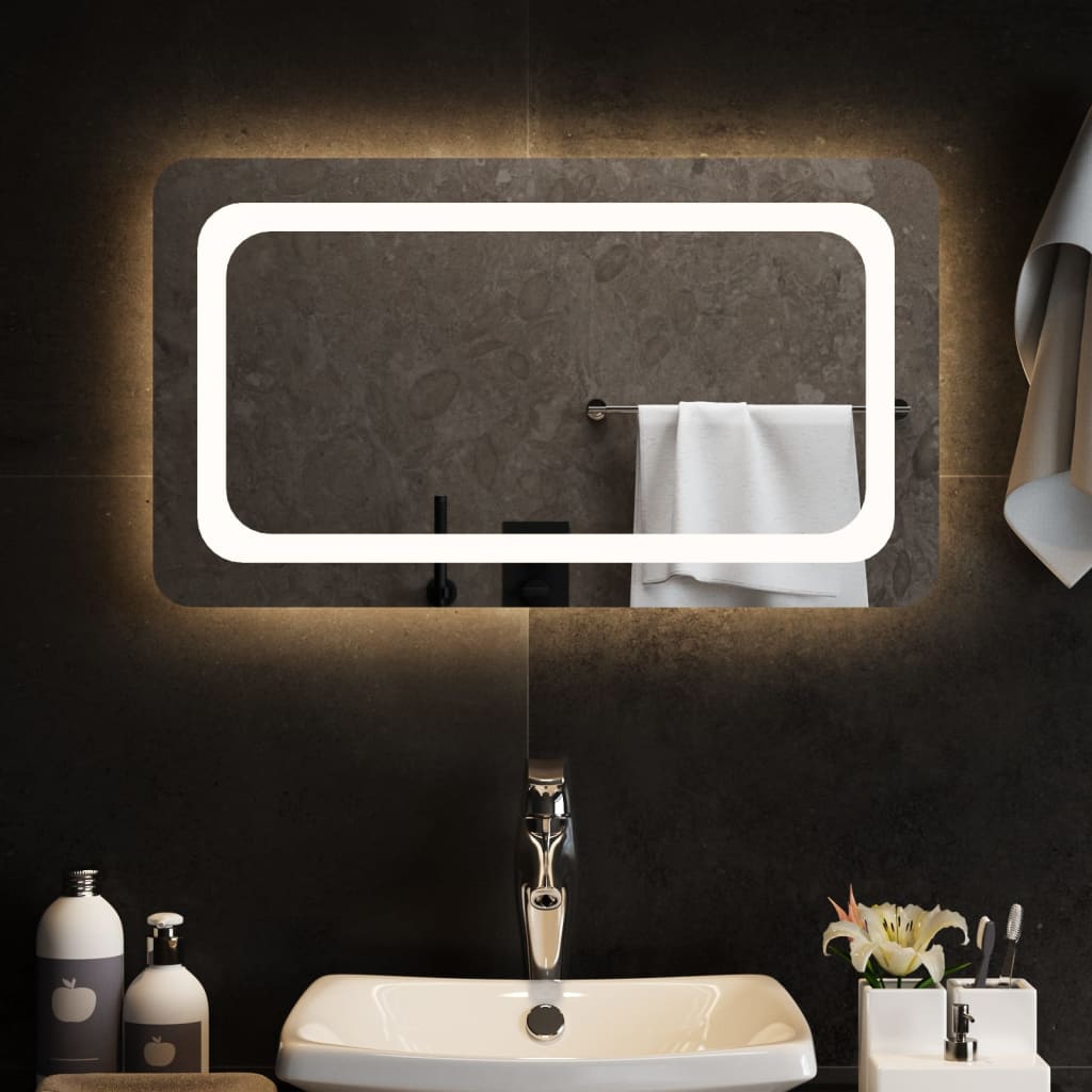 Vidaxl badkamerspiegel led 70x40 cm