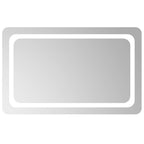 Vidaxl badkamerspiegel led 80x50 cm
