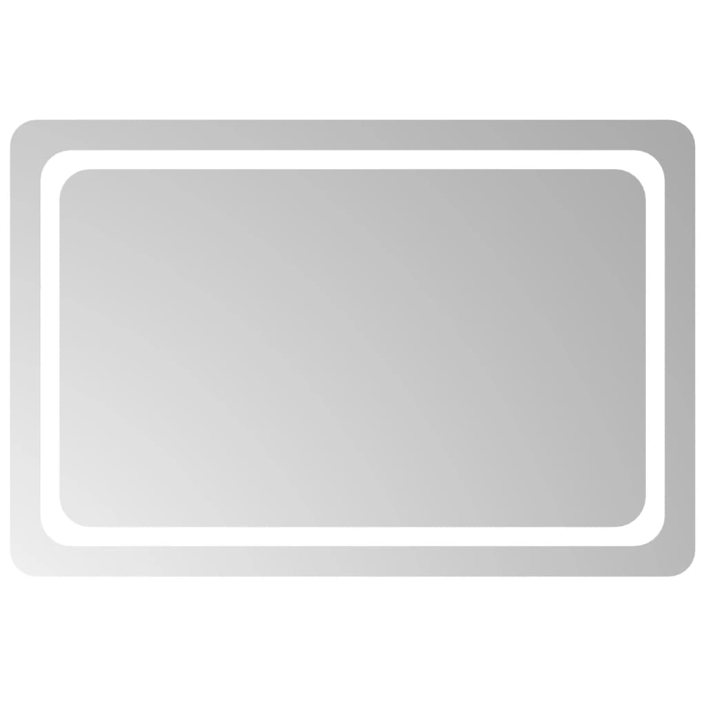 Vidaxl badkamerspiegel led 90x60 cm