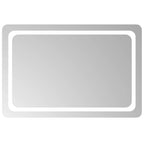 Vidaxl badkamerspiegel led 90x60 cm