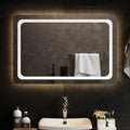 Vidaxl badkamerspiegel led 90x60 cm