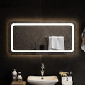Vidaxl badkamerspiegel led 100x50 cm