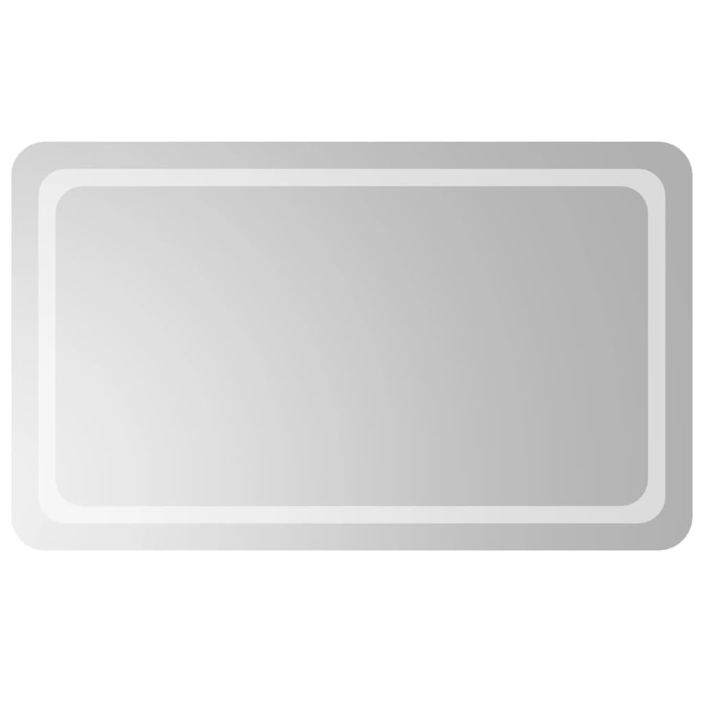 Vidaxl badkamerspiegel led 100x60 cm