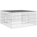 Vidaxl konijnenkooi 110x110x55 cm gegalvaniseerd ijzer