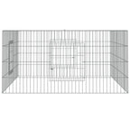 Vidaxl konijnenkooi 110x110x55 cm gegalvaniseerd ijzer