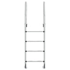 VidaXL Zwembadladder 54x38x184,5 cm 304 roestvrij staal