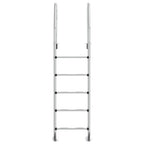 VidaXL Zwembadladder 54x38x211 cm 304 roestvrij staal