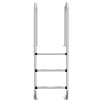 Vidaxl zwembadladder 54x38x158 cm 304 roestvrijstaal